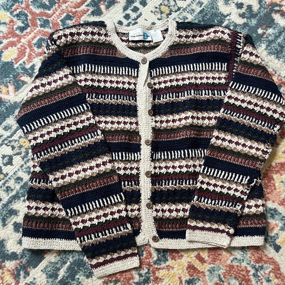 Multicolor Knitted Cardigan